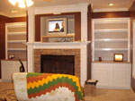 After Built-In Bookshelves Project