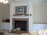 Before Built-In Bookshelves Project