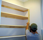 Installing Built-In Bookshelves Trim