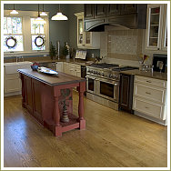 Southern Pine kitchen floors